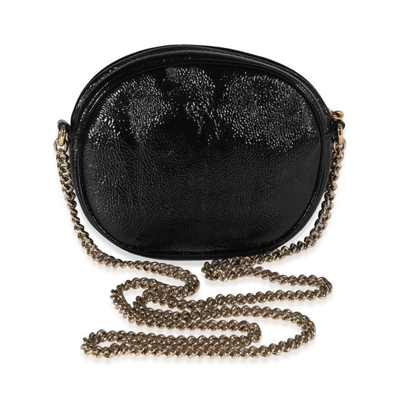 Gucci Black Patent Leather Mini Soho Chain Bag - Picture 5 of 9